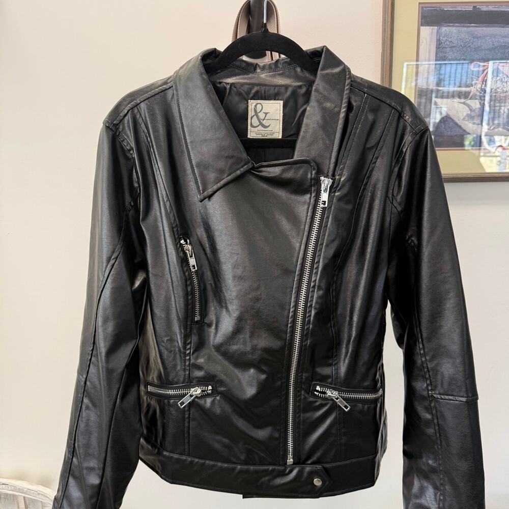 Ampersand Avenue Faux Leather Jacket